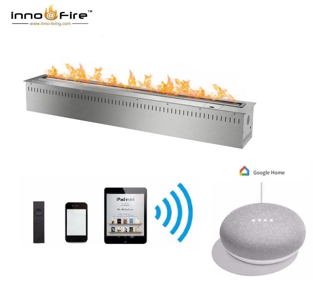 

Inno living 24 inch bio ethanol fuel fireplace automatic ignition with remote
