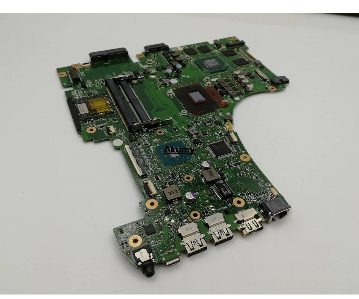 Akemy GL553VD материнская плата для ноутбука ASUS ROG GL553VE GL553V FX53VD ZX53V оригинальная материнская плата I7-7700HQ GTX1050-4G