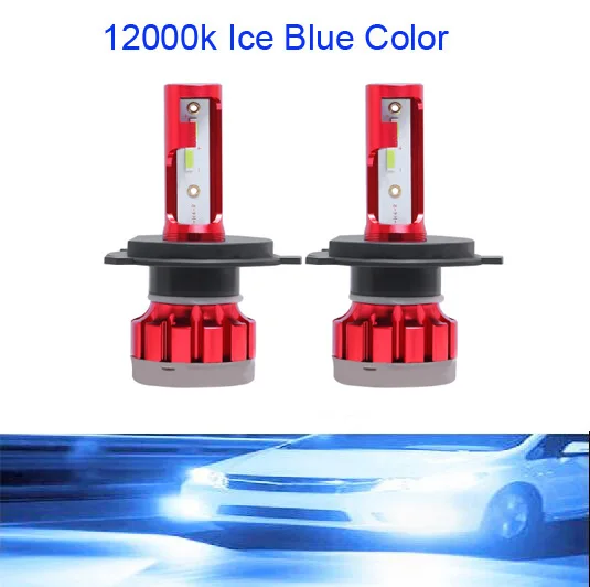 12000K Elglux H4 светодиодный H7 H11 CSP светодиодный автомобиль мотоцикл фары лампы 55W H8 H1 12000lm Авто противотуманных фар с возможностью креативного освещения теплый белый 5500K 12V светодиодные лампы - Цвет: 12000K