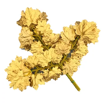 

12PCS Artificial Maple Leaf Branches Fake Greenery Maple Plants For DIY Home Wedding Decoration