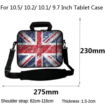 

For Lenovo Idea TAB 2 A10-30 X30F, TAB 2 A10-70 A7600 10.1" Soft Messenger Briefcase Handbag 10.2" 10.5" 10" Tablet PC Bags Case