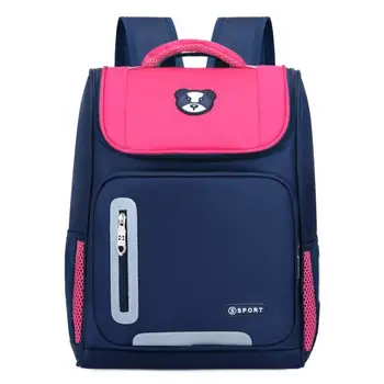 

British Wind primary school schoolbag load reduction breathable schoolbag for boys and girls backpack training school mochila