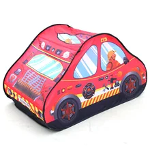 Maison de jeu tente de jeu camion de pompiers Bus de Police pliable Pop Up maison de jeu pour enfants tente de jouet crème glacée maison modèle de lutte contre l'incendie