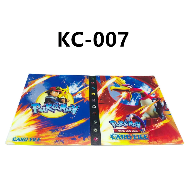 27 стилей Pokemon Cards альбом 240 шт. держатель альбом мультфильм аниме Pocket Monster игрушка Пикачу для детей подарок - Цвет: KC-007