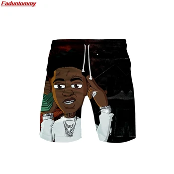 

YoungBoy Never Broke Again 3D Style Summer Men Fashion Leisure Trend Shorts 2019 New Kpop Popular Casual Summer Shorts