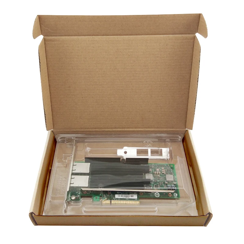 Чипсет Intel X540 PCIe x8 двойная медная сетевая карта RJ45 10 Гбит/с совместим с