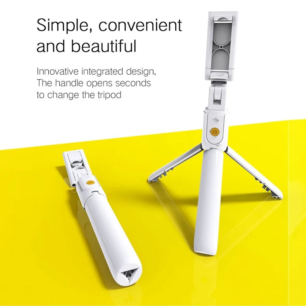 

Raffle Baton Selfie Stick Bluetooth mini Tripod Extendable Monopod Selfie Stick Tripod for 4.7-6.2 inches Phone for IOS Android