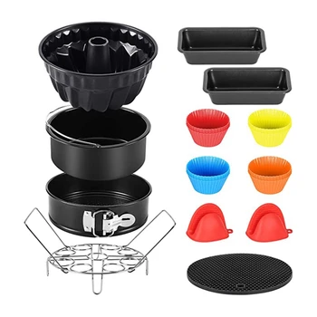 

Cake Pan Set for Air Fryer Pressure Cooker 6,8Qt,for Ninja Foodi 6.5,8Qt,Toaster Oven,for Air Fryer Pressure Cooker