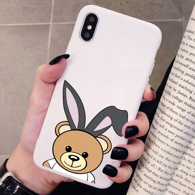 Роскошный чехол с итальянским медведем для Huawei P40 P30 P20 Pro Lite мягкий силиконовый