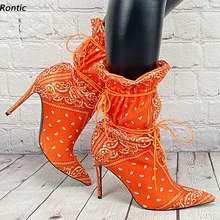 botines naranjas mujer – Compra botines naranjas mujer con envío gratis en  AliExpress version