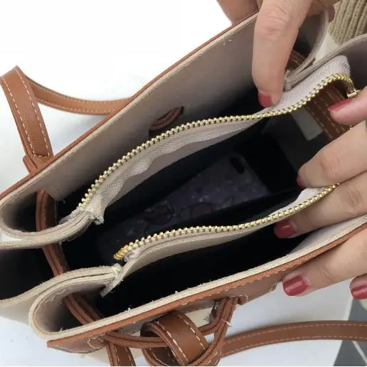 Новая корейская модная вместительная сумка-мешок на одно плечо