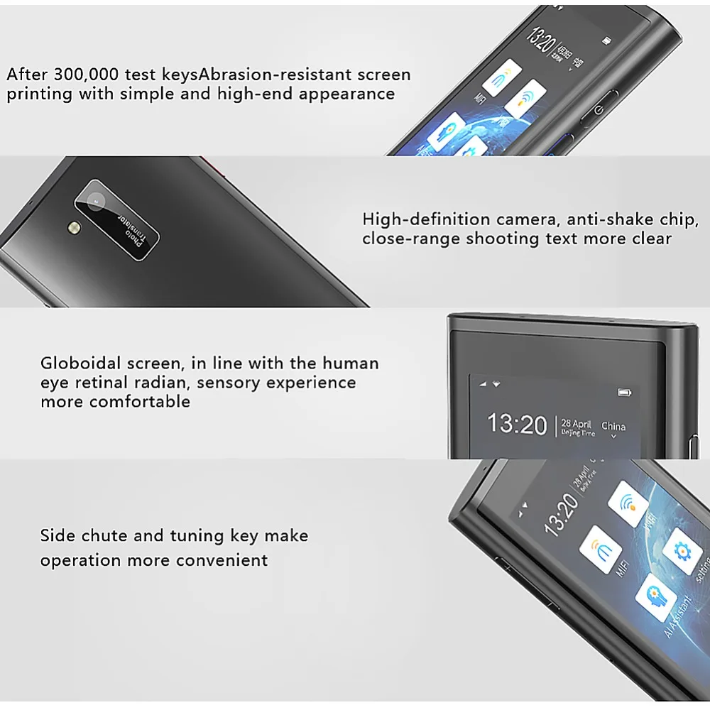 Boeleo W1 3,0 AI голосовой фото переводчик 3,1 дюймов ips 4G wifi 8 Гб памяти 2080 мАч 117 языков портативный OTG перевод