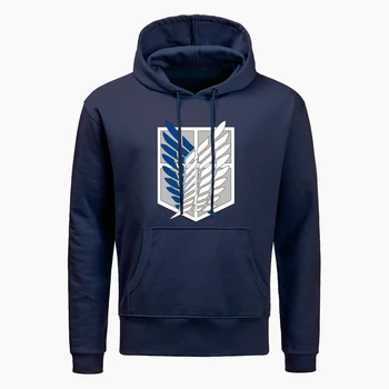 

Fashion Japanese Anime New Attack On Titan Hoodie Men Cool Autumn Sweatshirt Hip Hop Hoodies Winter Warm Harajuku Streetwear