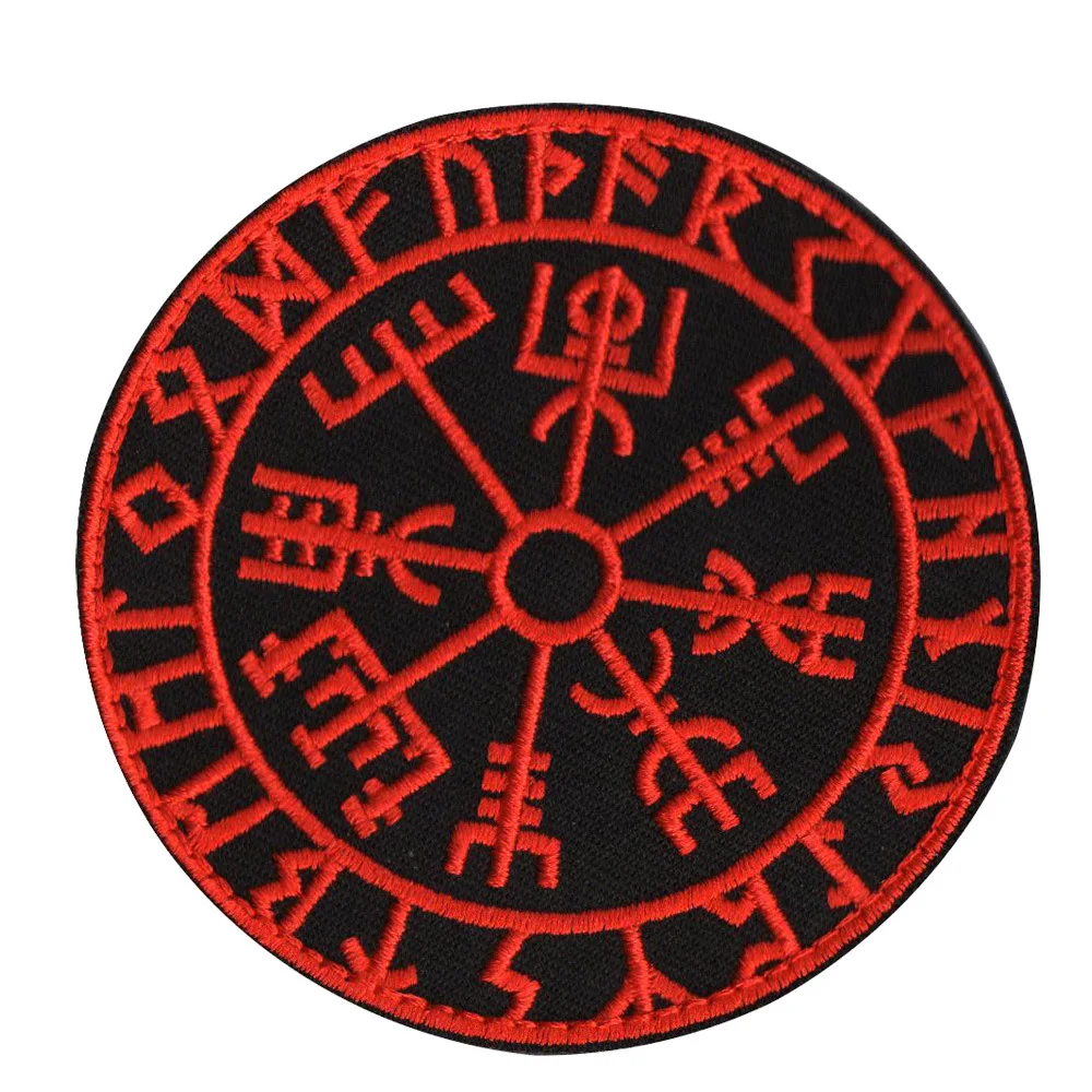 Wikinger Odin Valhalla Multicam Runen Norden Patch Raben Banner Aufnäher 