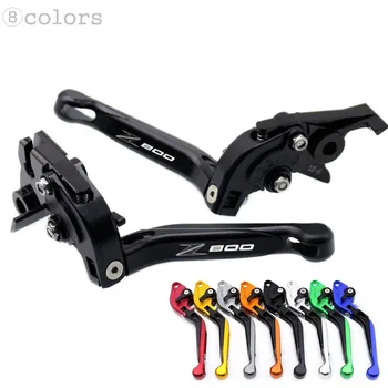 

CNC Aluminum Extendable Folding Brake Clutch Lever For Kawasaki Z800 2013 2014 2015 2016 Logo Z800