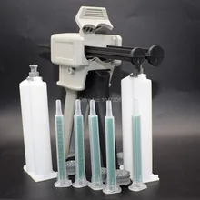 5 шт. 1:1, эпоксидный клей, насадка для смешивания, наконечник, смеситель для смолы, клеевой пистолет, насадки+ 2x50 мл, 2:1, AB Клей-картридж+ ручной аппликатор