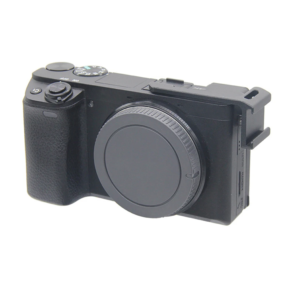 

Durable Anti Scratch DSLR Plate Accessories Cold Shoe Adapter Left Side Extension Camera Microphone Attach For Sony A6400 A6500