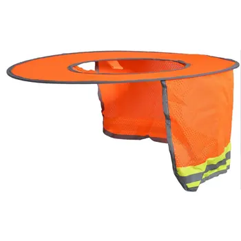 

2019 NEW Hard Hat Sun Shade Neck Shield Sun Protection With Reflective Strip and High Visable Mesh Design For Hardhats/Helmet