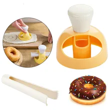 Форма для изготовления пончиков, форма для помадки, торта, выпечки, пончиков, сделай сам, жареный пончик, резак, силиконовая форма для шоколада, инструменты для украшения торта