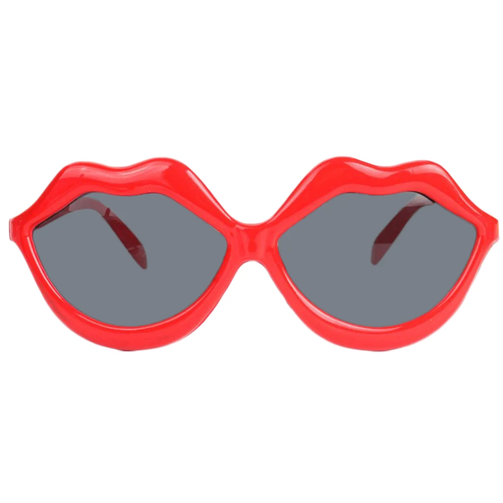 Funny Red Lips Sunglasses Women Wedding Hen Night Costume Party Glasses Prop