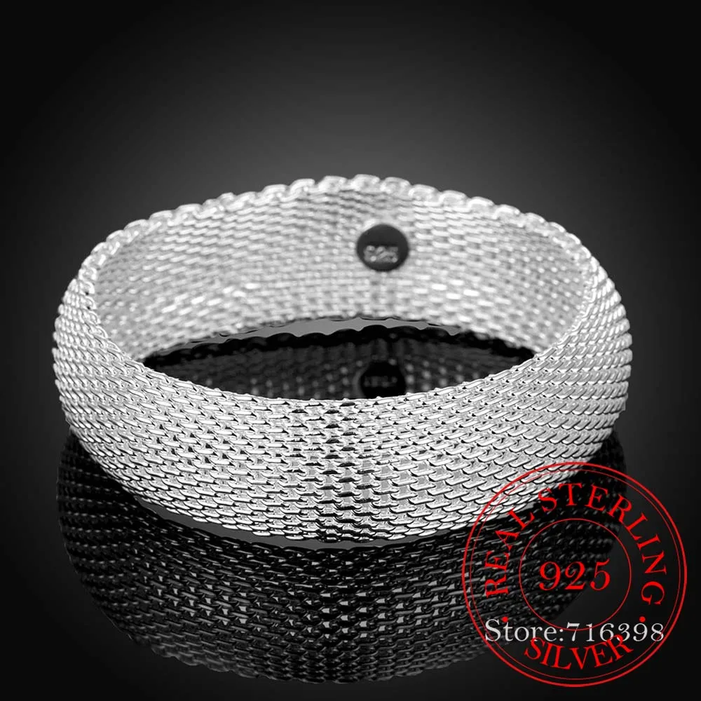 

Genuine 925 Sterling Silver Braided Bangles For Women Wedding Engagement Party European American Style Bracelet Jewelry