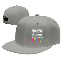 TSDFCThe единственный выбор, который я сделал, это быть собой гордой, шапки унисекс регулируемые взрослые бейсболки