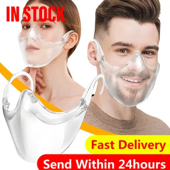

2020 Radical Alternative Transparent Protection Face Cover Adults Visual Mask Durable Mask Face Shield Combine Clear Shield