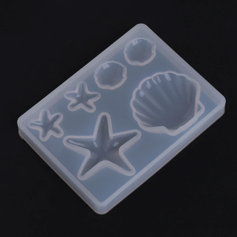 

1 Pc Silicone Mold Diamond Shell Epoxy Resin DIY Jewelry Making Crafts Cake Pendant