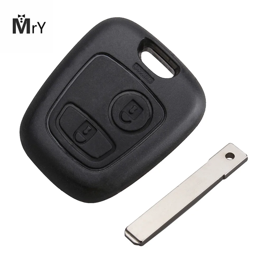 2 кнопки удаленное лезвие Автомобильный ключ чехол для CITROEN C1 C2 C3 C4 C5 C8 Xsara Picasso Remote