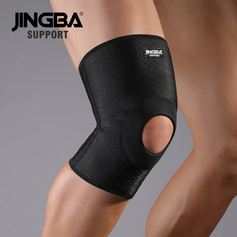 Injury PRECISION TRAINING Knee Free Neoprene Support Black Support Sport 