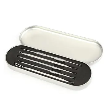 

5pcs/set Blackheads and acne tools Stainless steel acne clip Acne Needle Acne Kit Acne deduction device