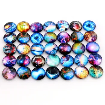

Hot Sale 50pcs 12mm Mixed Handmade Photo Glass Cabochons (D5-06)