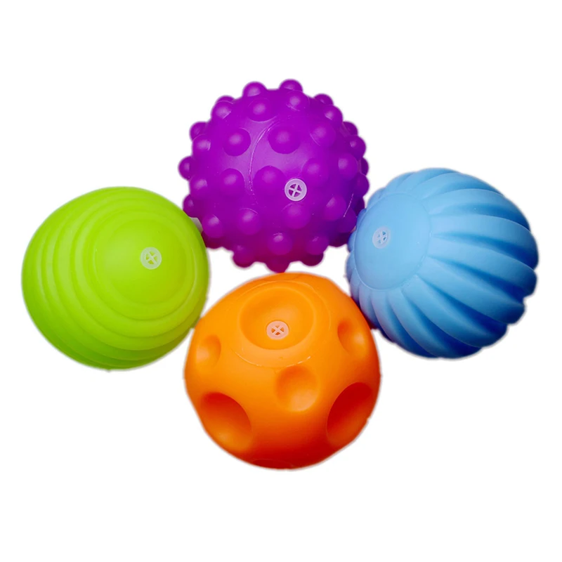 Bébé jouets toucher main balle bébé éducation développement Tactile sens Massage texturé Multi balle enfants douche bain jouet