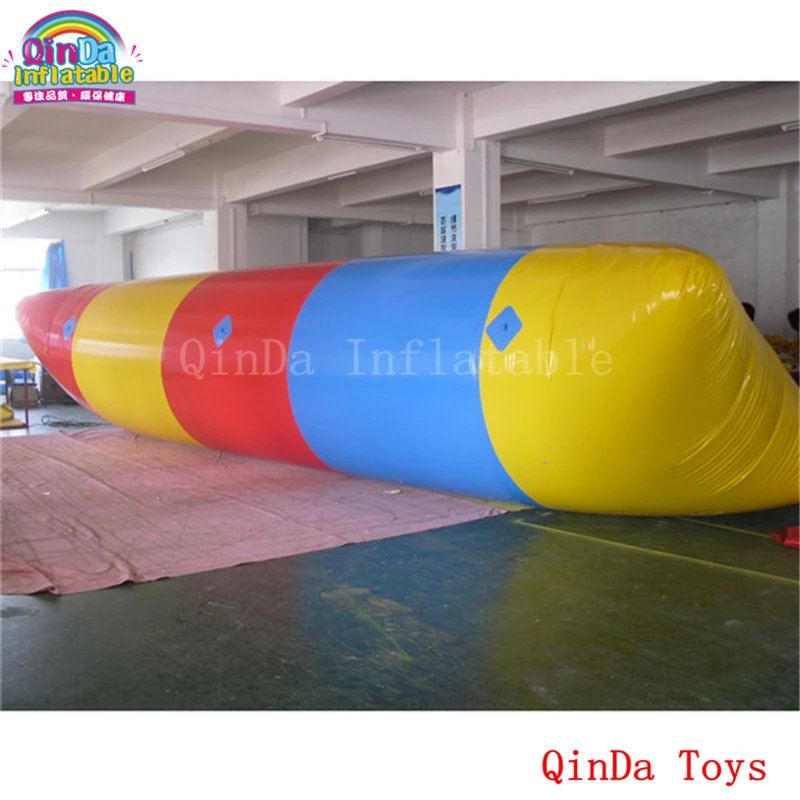 Floating Foldable Blob Inflatable Air Bag With Free Pump,0.9mm Pvc Inflatable Water Pillow For Jumping free shipping 8x3m pvc inflatable jumping blob water jump pillow catapult inflatable water blob bouncing bag water with a pump