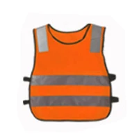 Детский светоотражающий жилет, желтый флуоресцентный защитный жилет, высокая видимость, одежда для детей, безопасный дорожный жилет, Студенческая одежда для безопасности - Цвет: Оранжевый
