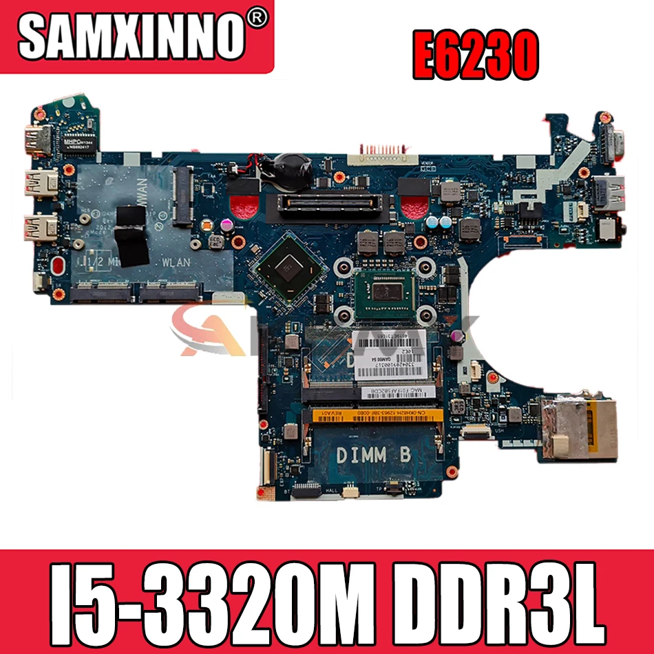 Akemy 0PR83X PR83X для DELL E6230 Материнская плата ноутбука LA-7731P I5-3320M DDR3L тестирование |
