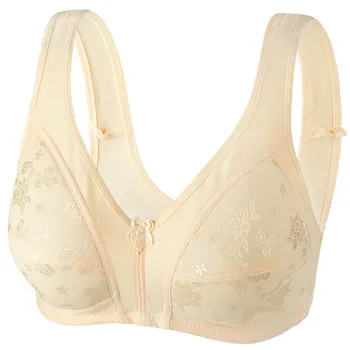

New Style Old Man Vests Middle-aged Sleep Bra Plus-sized Ultra-Thin Pure Cotton Health Sports