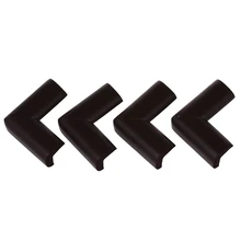 Best Offers 4pcs Child Baby Safety Desk Table Edge Cover Guard Corner Protector Cushion light brown Best Offers 4pcs Child Baby Safety Desk Table Edge Cover Guard Corner Protector Cushion light brown