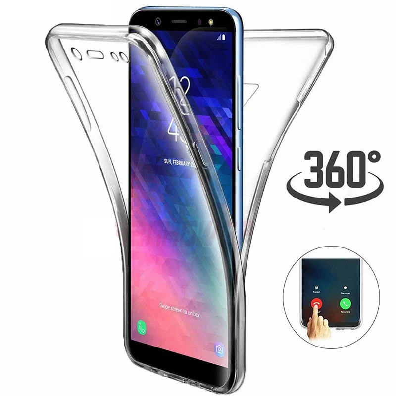 

Clear Silicon Phone Back Cover for Samsung Galaxy J4 J6 J7 J8 2018 Plus Prime Case Soft TPU Full Cover Slim Thin Transparent Bag