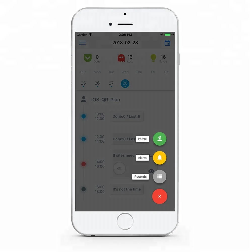 JWM Wepatrol Phone Patrol APP, QR/gps/NFC/Bluetooth коллекция gps Guard Tour система с облачным программным обеспечением на один месяц