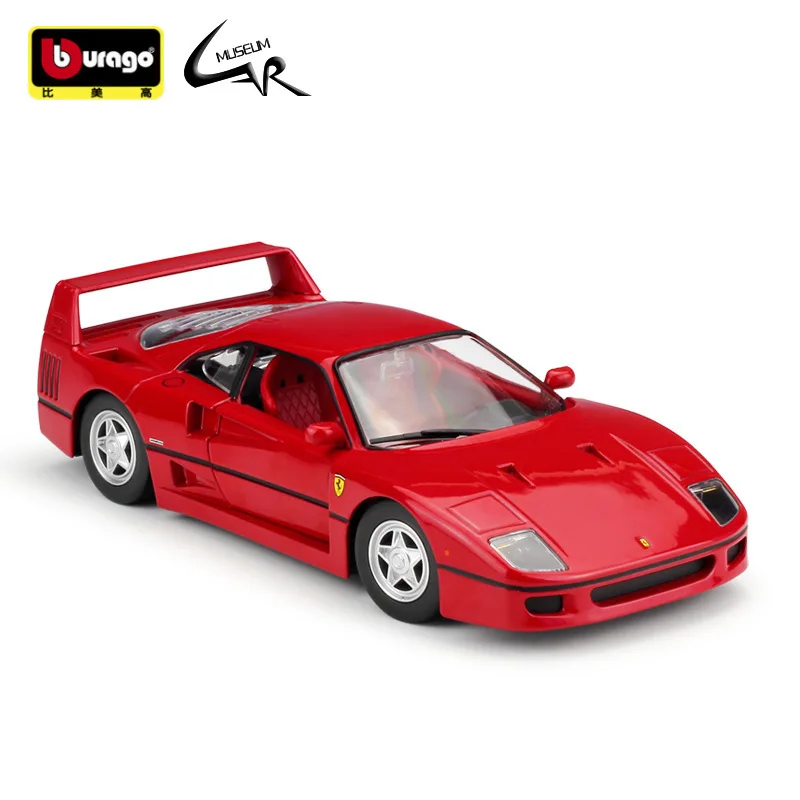 

Bburago 1:24 FERRARI F40 Metal Diecast Rally Scale Car Model Kit Display Collections Gift Toy