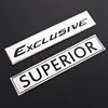 3D Metal Car Stickers Emblem Trunk Badge Auto Decals Superior Exclusive Logo Stickers for BMW Audi Toyota Honda Volkswagen Ford ► Photo 2/6