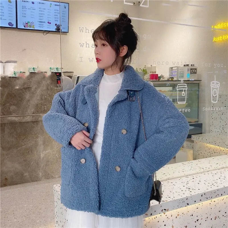 Осенне зимняя одежда в стиле Харадзюку с хлопковой подкладкой Женская модная