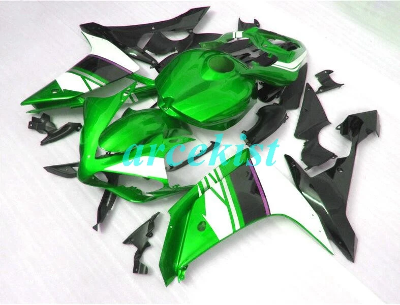 4 подарки ABS прессформы Мотоцикл Обтекатели подходит для Yamaha YZF-1000-R1 2007 2008 07 08 обтекатель кузова набор пользовательских зеленый Прохладный