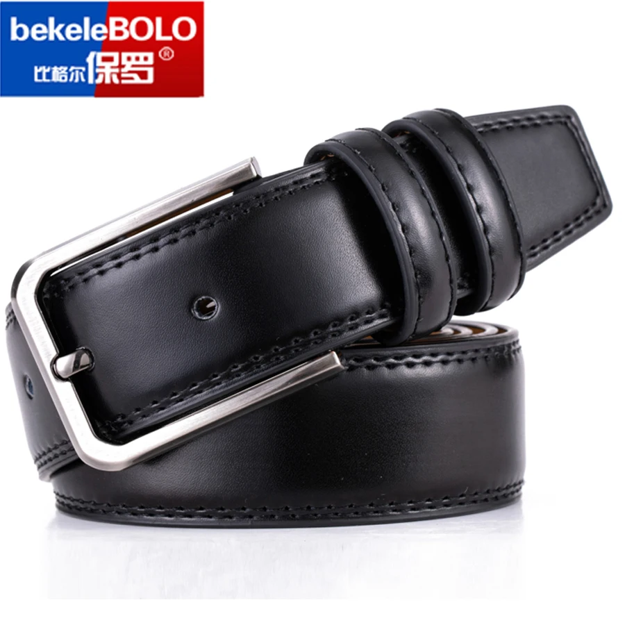 Dropshipping Fashion Men Belts Genuine Leather Luxury Designer Brown Vintage Waist Belt For Jeans Cinturon Cowboy Hombre comfort click belt Belts
