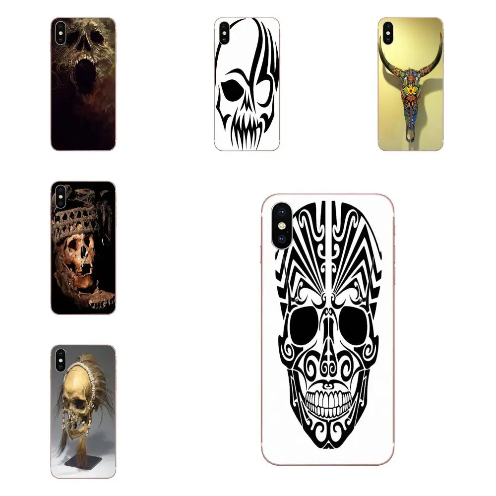 Силиконовый чехол для Galaxy J1 J2 J3 J330 J4 J5 J6 J7 J730 J8 2015 2016 2017 2018 mini Pro Tribal Skull | Мобильные