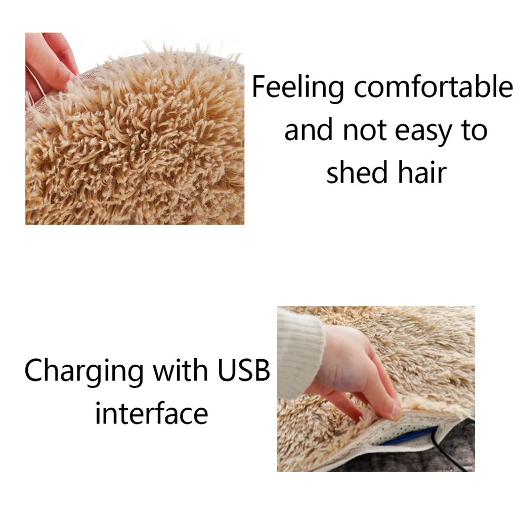 Грелка для питомцев, для собак, кошек, электрическая Usb грелка, для помещений, водонепроницаемая, регулируемая, теплая, для щенков, для питомцев, гнездо, подушка, товары для животных