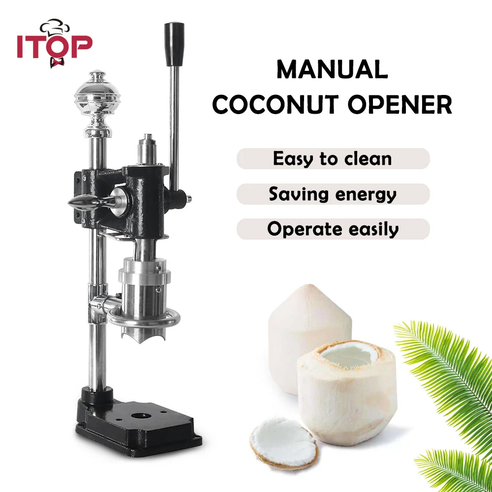 

ITOP Manual Green Coconut Open Machine Hand Press Young Coconut Knife Tender Coconut Opener Coconut Open Machine