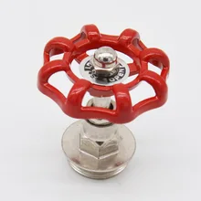 Отсекающий клапановый элемент клапанная Головка Красного маховика шуй Гуань Денг переключатель Лофт промышленный стиль лампы большое количество выгодно