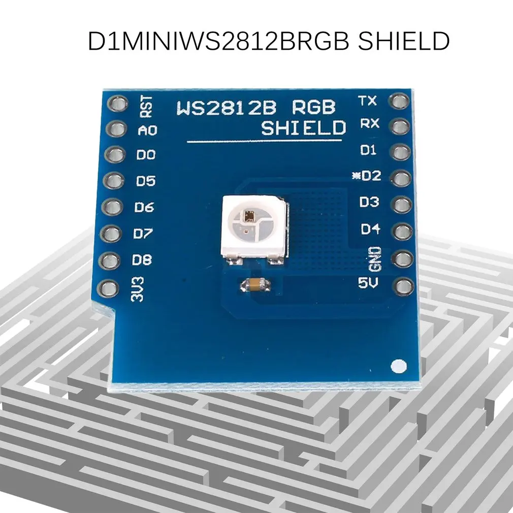 RGB светодиодный щит WS2812B Wemos D1 Mini ESP8266 для Arduino WS2812B